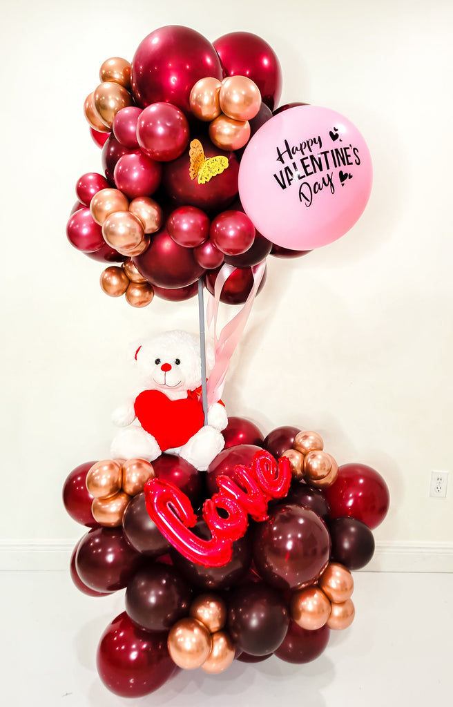 teddy bear balloon gift | Fresas con chocolate Miami | Strawberries covered with Chocolate Miami