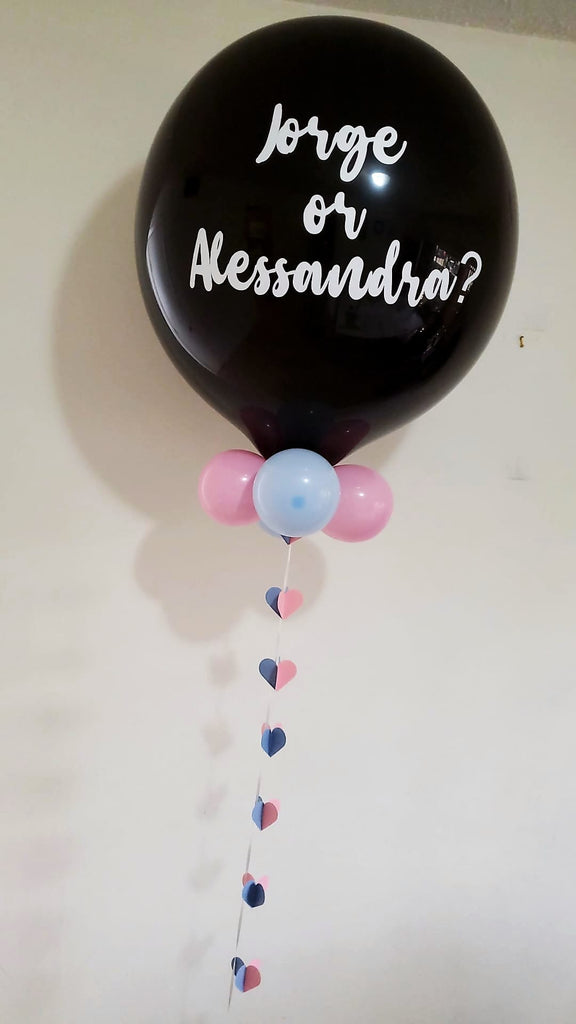 Gender Reveal Personalized Balloon.