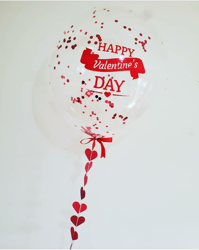 Personalized Valentine's Confetti Balloon.