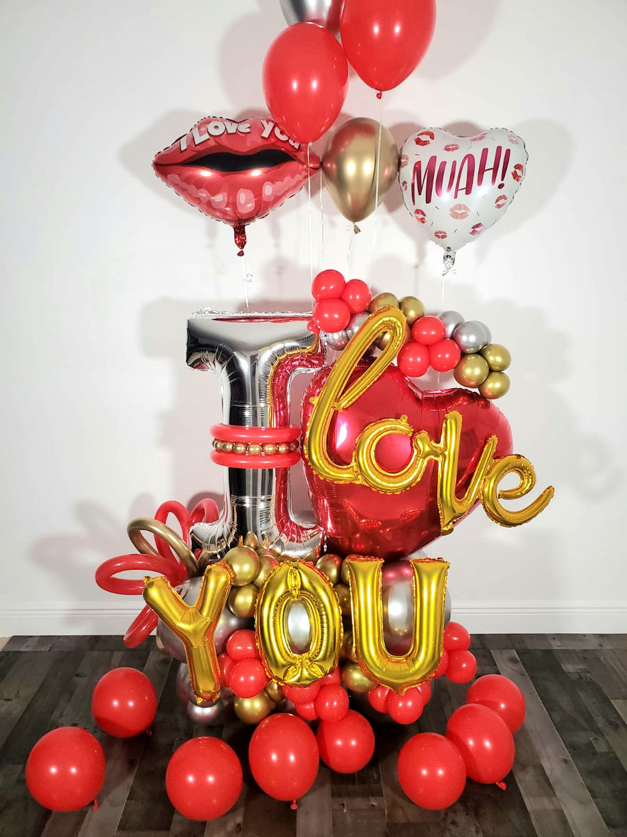 Valentine's Day Balloon Bouquet Anniversary Balloon Gift