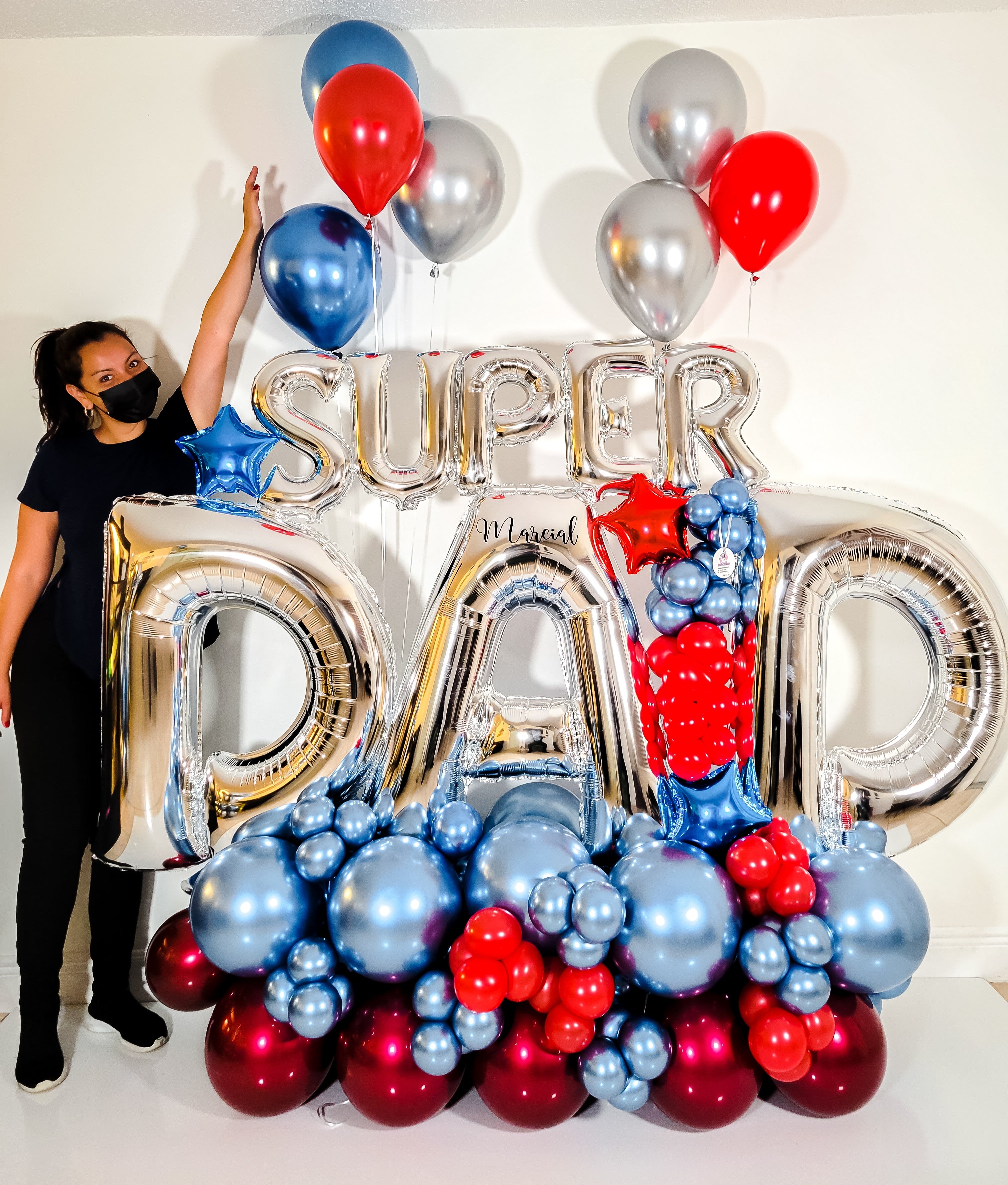 Father's Day Balloon Bouquet - Decoración Globos Dia del Padre Miami