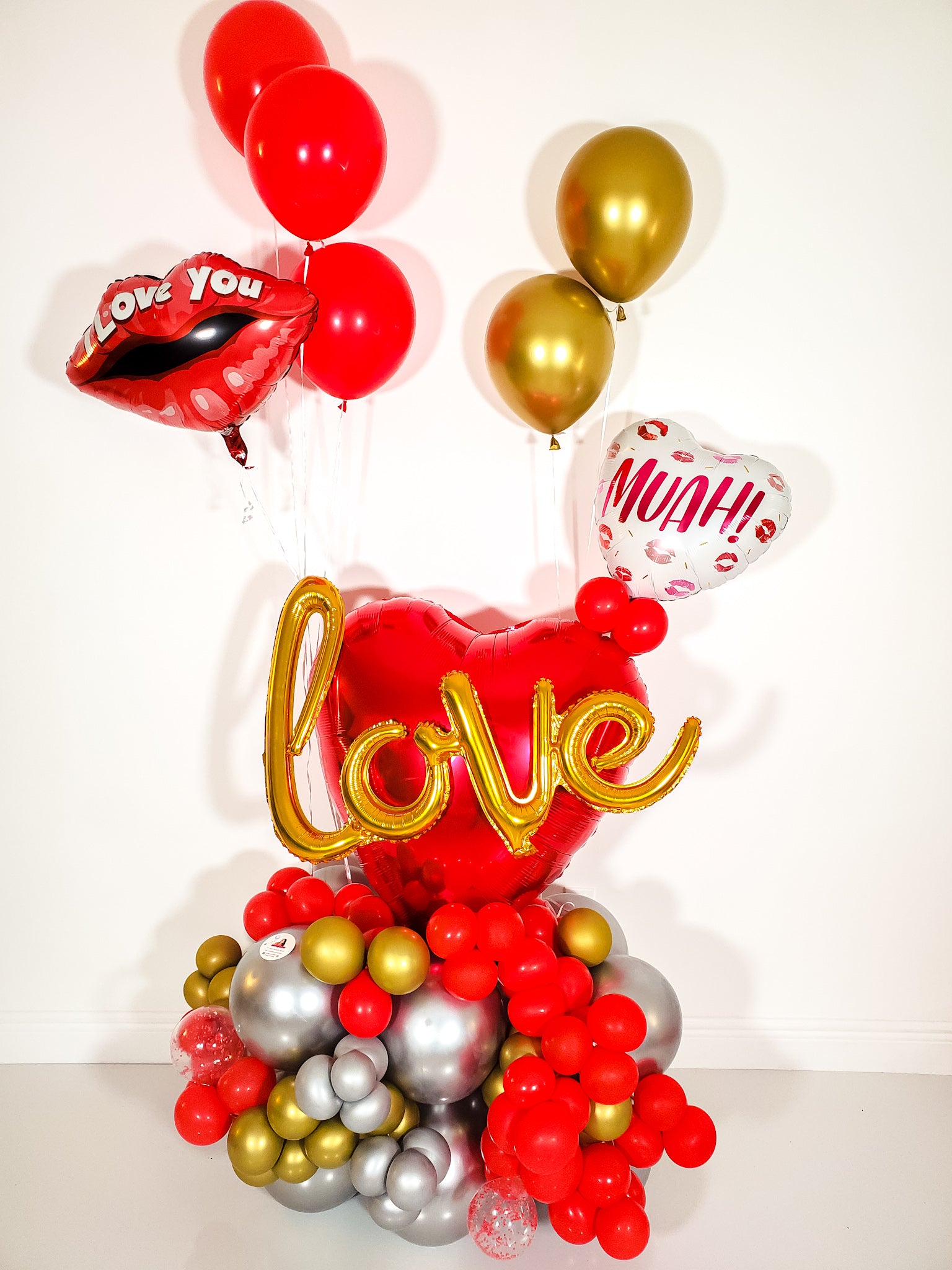 Valentine's Day Balloon Bouquet - Decoración Globos San Valentin
